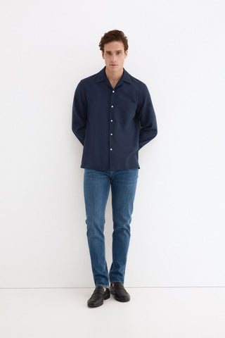 Lino Liso Ml Camp Collar.