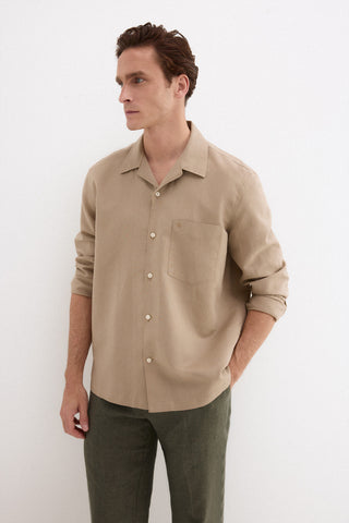 Lino Liso Ml Camp Collar.