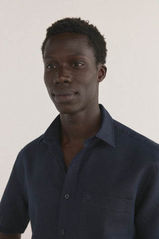 Camisa Manga Corta con Logo Bordado