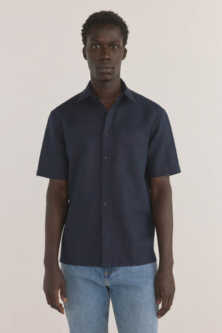 Camisa Manga Corta con Logo Bordado