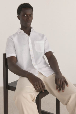 Camisa Manga Corta con Logo Bordado