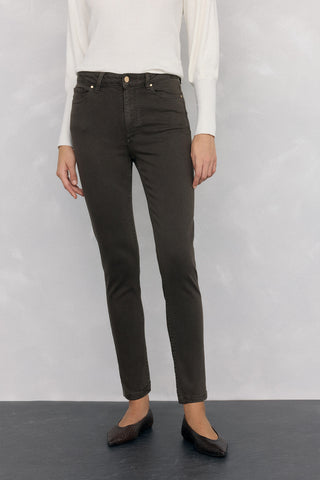 Jeans Push Up con Bolsillos Delanteros