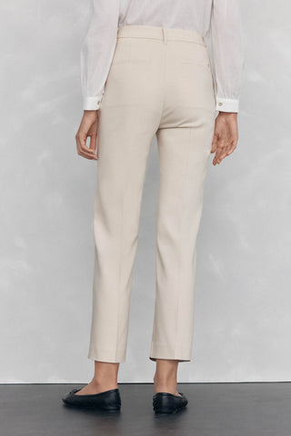 Pantalón Recto con Bolsillos