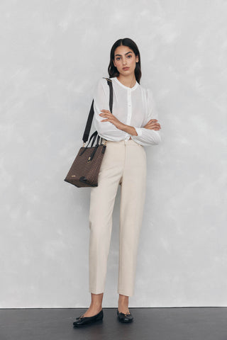 Pantalón Recto con Bolsillos