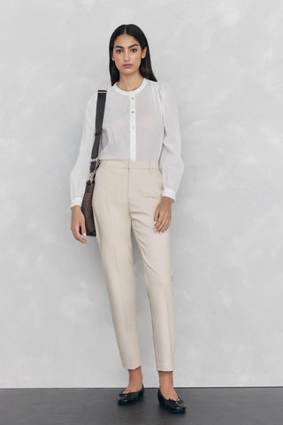 Pantalón Recto con Bolsillos