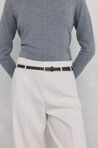 Pantalón Culotte Talle Alto con Cinturón