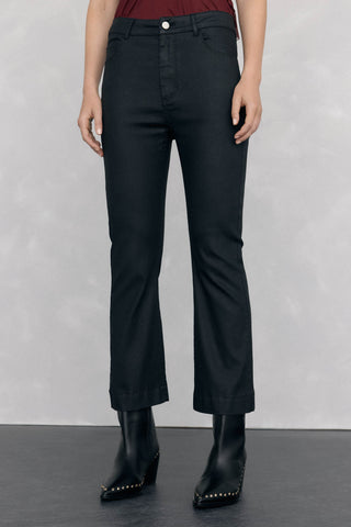 Jeans Flare Efecto Flare con Bolsillos