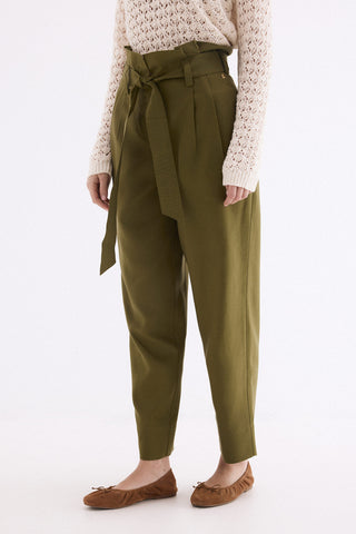 Pantalon Papperbag Fluido.