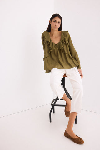 E Pantalon Recto Pinzas.