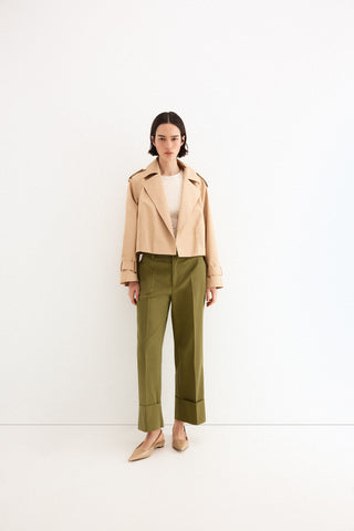 E Pantalon Ancho Cropped Bajo.