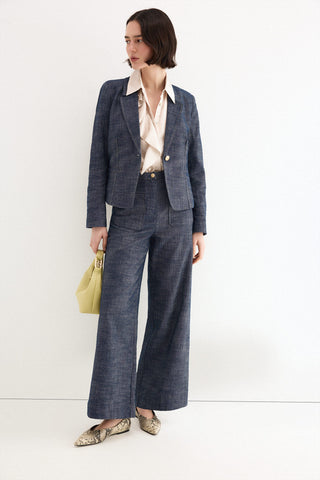 E Pantalon Traje Denim.