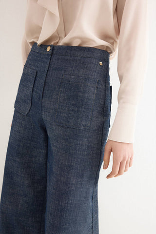 E Pantalon Traje Denim.