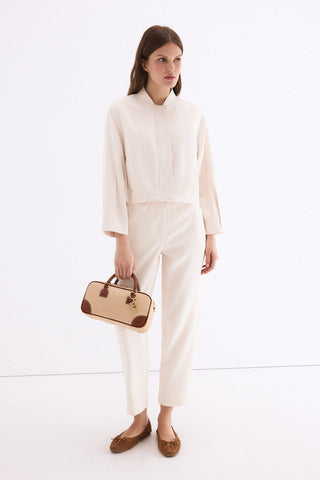 E Pantalon Tejido Irregular.