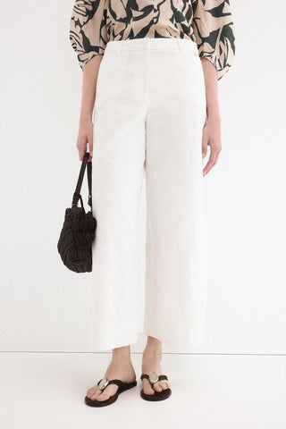 E Pantalon Recto Bordados Cordon.