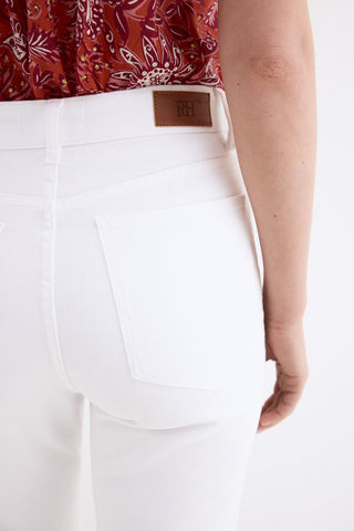 E Pantalon Straight Capri.