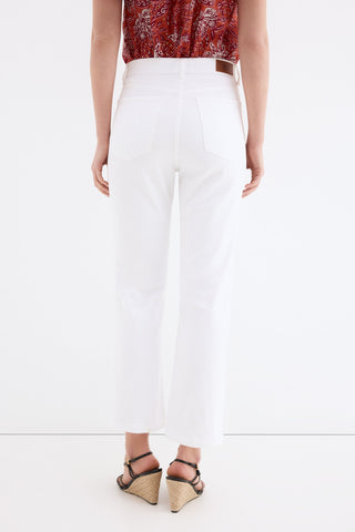 E Pantalon Straight Capri.