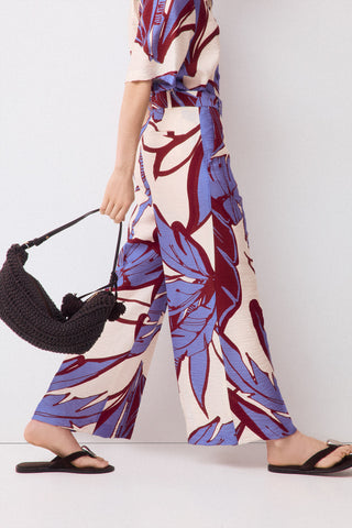 Pantalon Estampado Largo.
