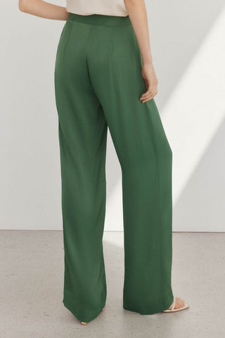 Pantalon Ancho Talle Alto con Logo