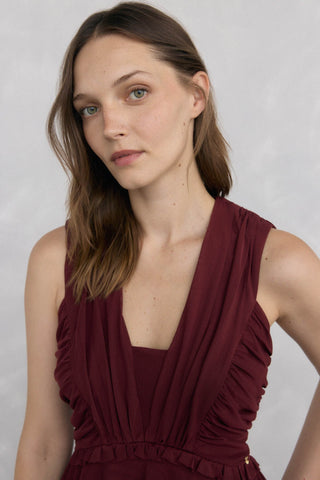 Blusa de Tirantes con Detalle de Tul