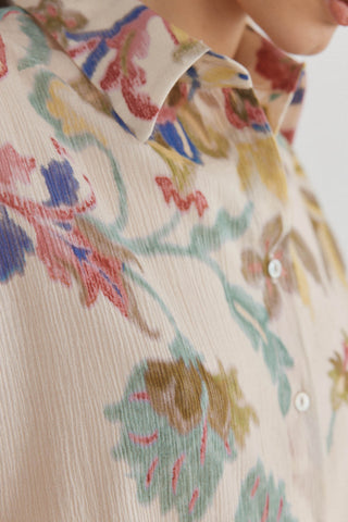 Camisa Manga Corta Estampado Floral