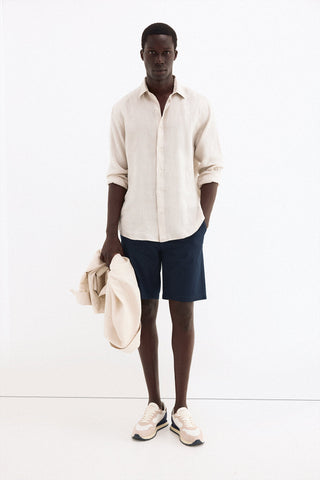 Bermudas Lino Cott.