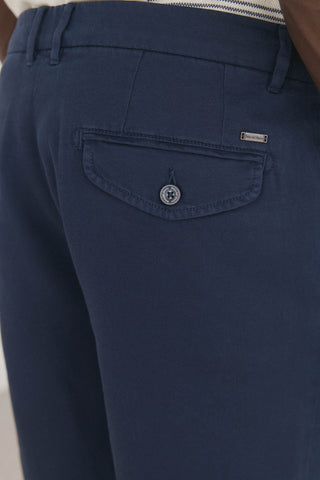 Short Regular Fit con Bolsillos de Algodón