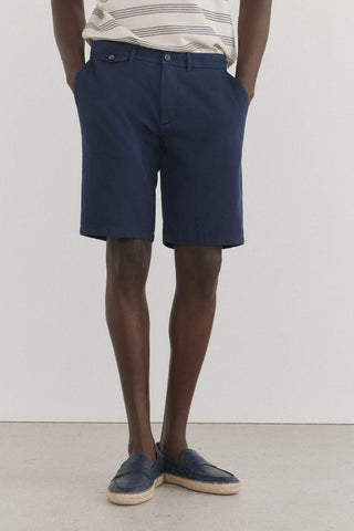 Short Regular Fit con Bolsillos de Algodón