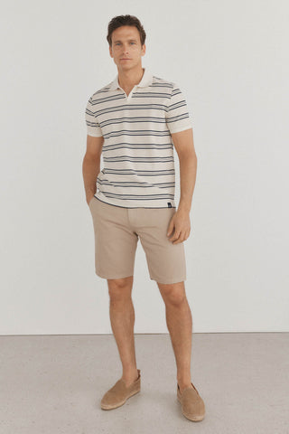 Short Regular Fit con Bolsillos de Algodón