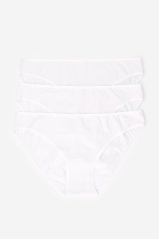 Paquete de 3 Bragas de Algodón