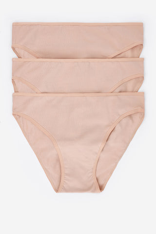 Paquete de 3 Bragas de Algodón