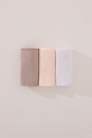 Pack 3 bragas brasileñas microfibra.