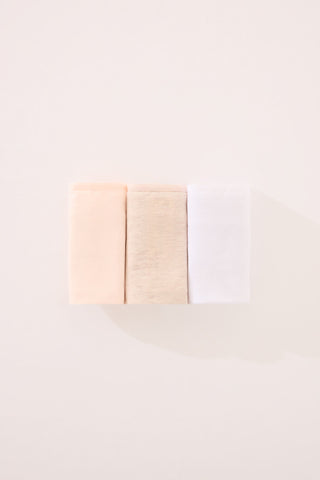 Paquete de 3 Bragas Clásicas de Algodón.