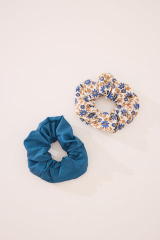 Paquete de 2 Scrunchies Estampado Floral