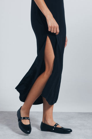 Vestido Lencero con Detalle Tachuelas