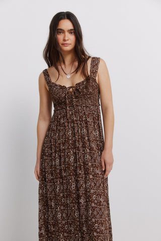 Smocked Midi Dress.