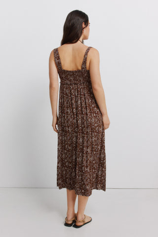 Smocked Midi Dress.