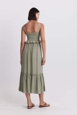1.Gym.M.Midi Bambul Khaki Bordado.