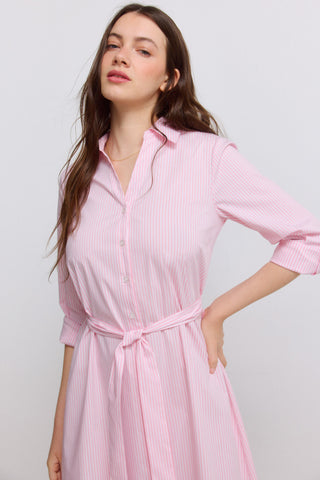 Frqs.Me.Vestido Midi Rayas Ml.