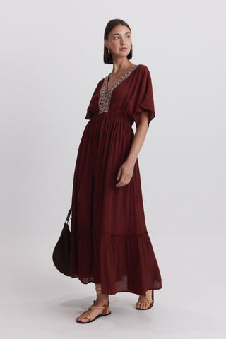 Frqs.Me.Kaftan Granate.