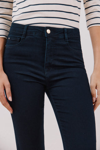 Jeans Skinny Talle Medio con Bolsillos