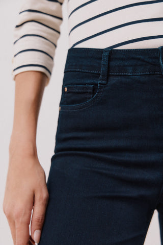 Jeans Skinny Talle Medio con Bolsillos