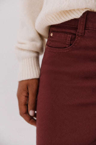 Jeans Skinny Talle Medio con Bolsillos