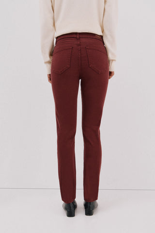 Jeans Skinny Talle Medio con Bolsillos