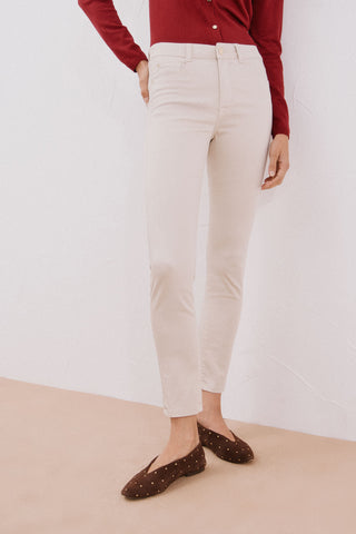 Jeans Skinny Talle Medio con Bolsillos