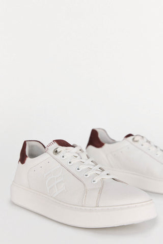 Tenis de Piel con Logo Grabado, Mujer