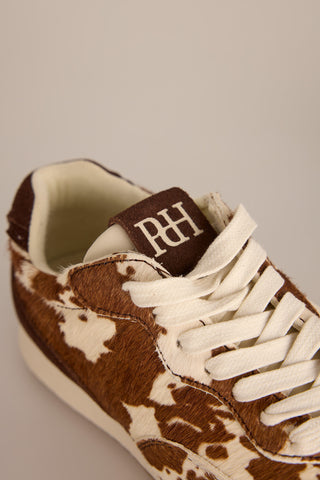 Tenis de Piel con Estampado Animal Print