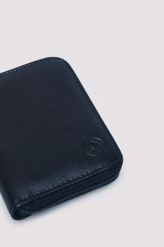 Billetera Efecto Piel con Detalle Logo, Hombre