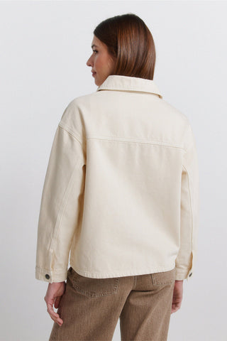 5.G.A.Sobrecamisa Denim Cruda.
