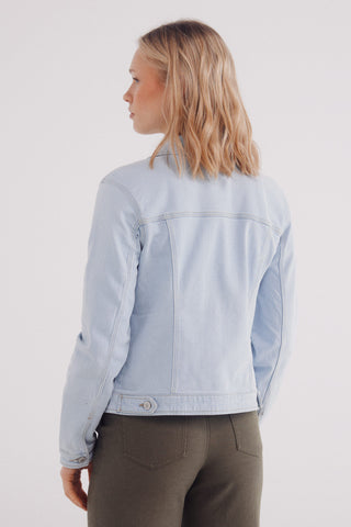 Chaqueta Denim con Bolsillos Delanteros