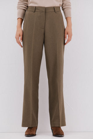 Pantalón Flare Talle Alto con Pinzas